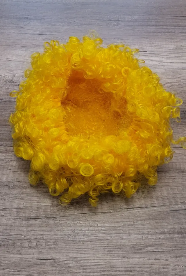 Pelucas cortas rizadas para disfraz (2 unidades)