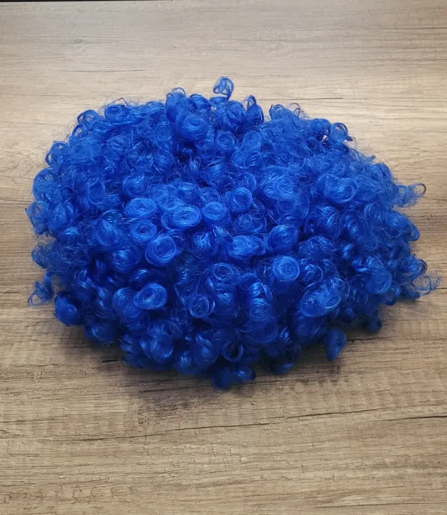 Pelucas cortas rizadas para disfraz (2 unidades)