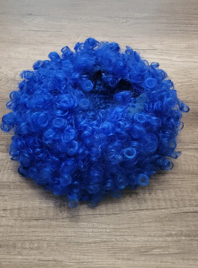 Pelucas cortas rizadas para disfraz (2 unidades)