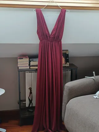 Vestido largo rojo