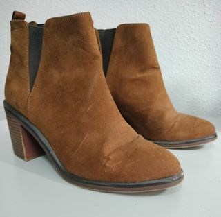 Botines marrones de ante