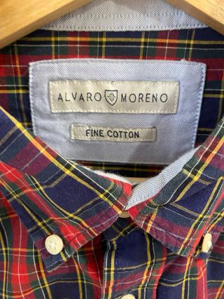 Camisa de cuadros Álvaro Moreno Talla 42