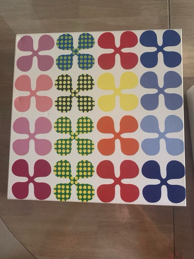 2 tele Tréboles Multicolor 35x35/unità