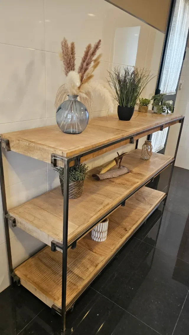 Mueble Estilo Industrial Madera y Metal