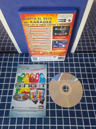 PS2 DISNEY SINGSTAR POP HITS ORIGINAL COMPLETO