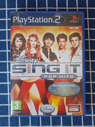 PS2 DISNEY SINGSTAR POP HITS ORIGINAL COMPLETO