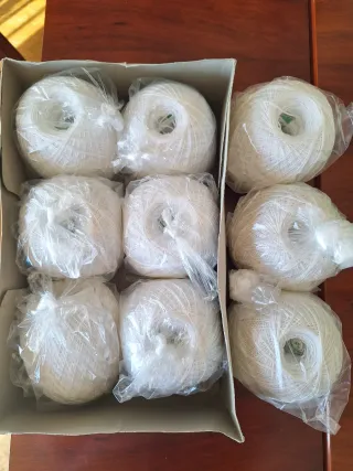 Hilo Finolindo Blanco 200gr cada bobina/ovillo