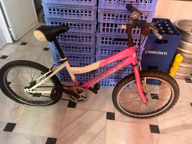 Bicicleta niña KRONOS rosa