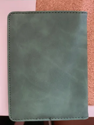 Funda Pasaporte Protección RFID Verde