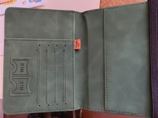 Funda Pasaporte Protección RFID Verde