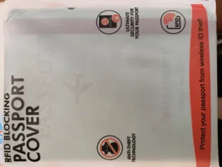 Funda Pasaporte Protección RFID Verde