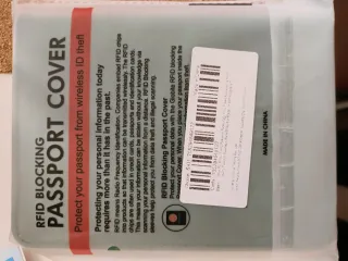 Funda Pasaporte Protección RFID Verde