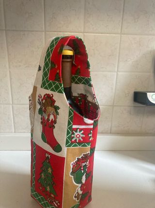 Porta bottiglia vino Natale