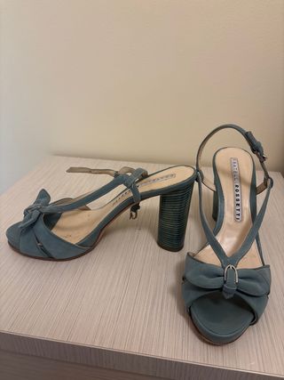 Tacones Fratelli Rossetti Talla 40 Azul