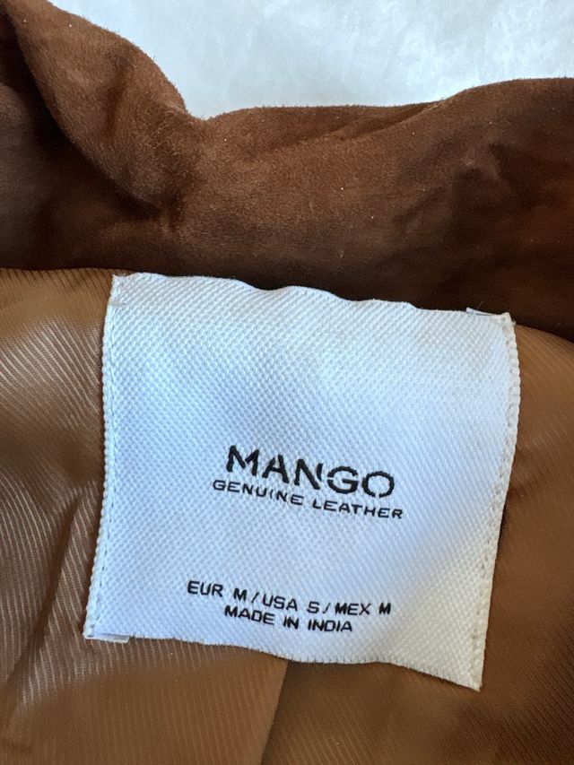 Chaqueta Mango Cuero auténtico Talla S