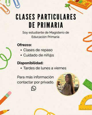 Clases particulares de Primaria en Valencia