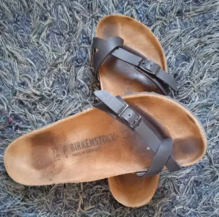 Sandali Birkenstock Piazza Nere Tg 37