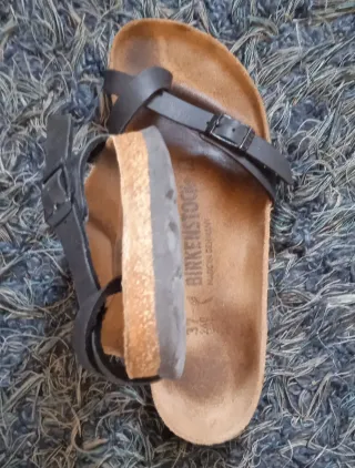 Sandali Birkenstock Piazza Nere Tg 37