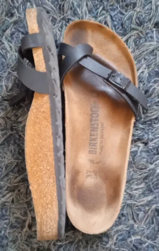 Sandali Birkenstock Piazza Nere Tg 37