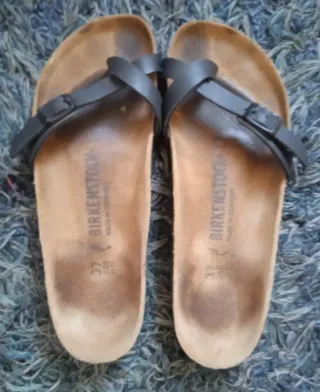 Sandali Birkenstock Piazza Nere Tg 37