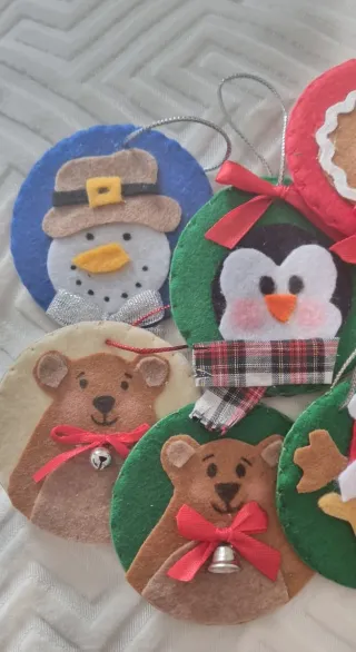 Appendini Albero di Natale in Tessuto