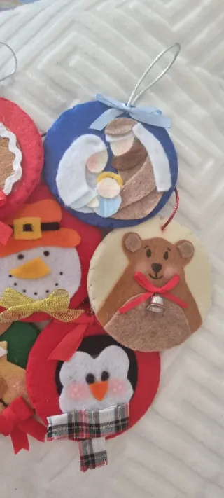 Appendini Albero di Natale in Tessuto