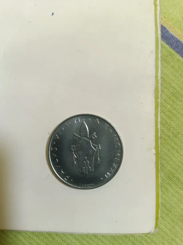 Moneda 100 Liras Vaticano S.C.