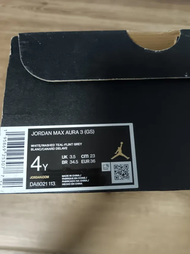 Zapatillas Jordan Max Aura Talla 36