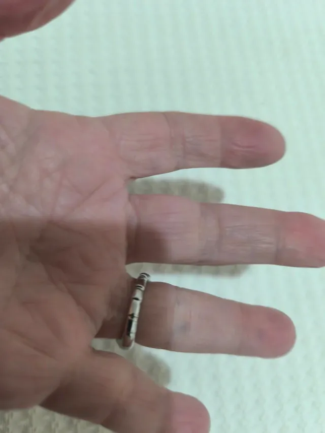 Anillo serpiente plateado ajustable