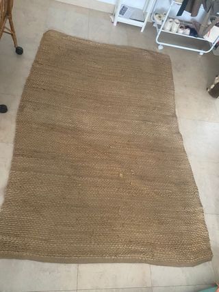 Alfombra Yute Marrón 140x200
