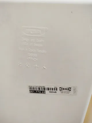 Cubertero Ikea Blanco Plástico 50 X 50 sin estrena