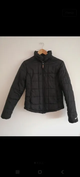 Chaqueta acolchada Zara negra