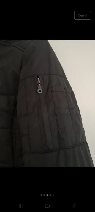 Chaqueta acolchada Zara negra