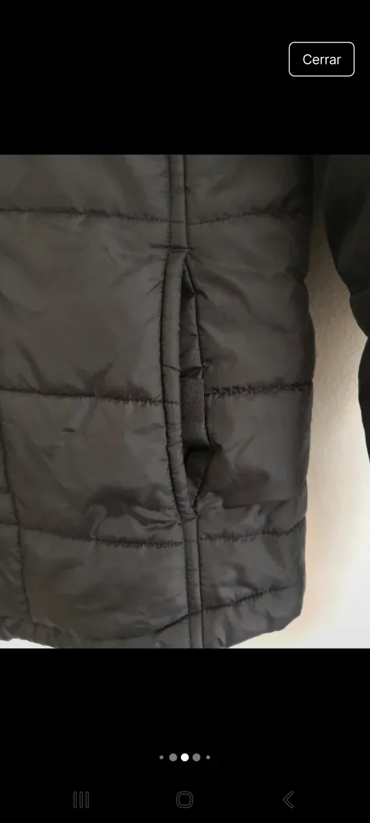 Chaqueta acolchada Zara negra