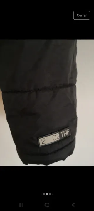 Chaqueta acolchada Zara negra