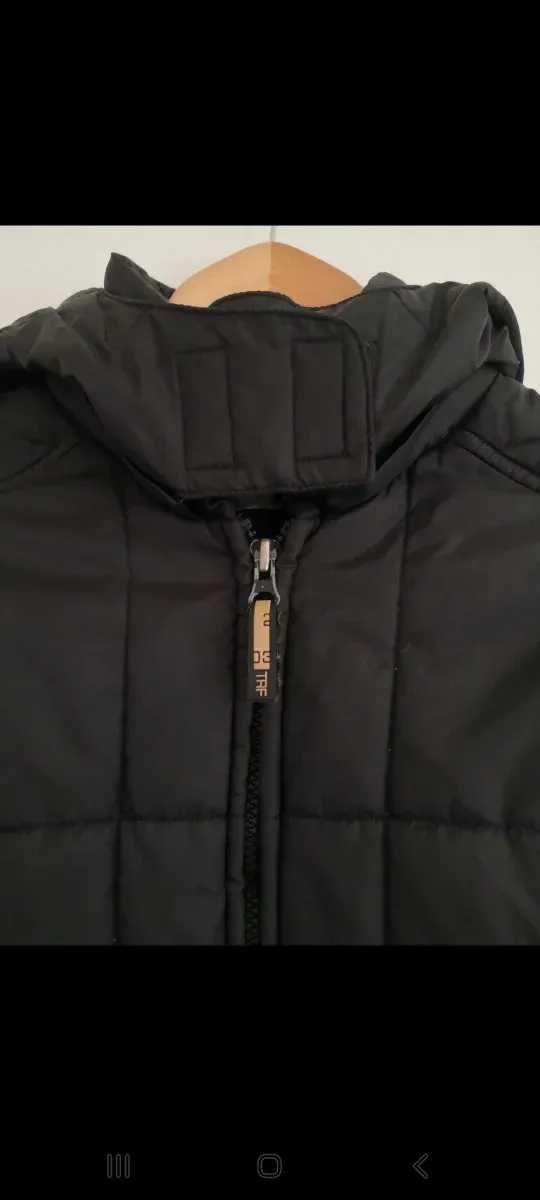 Chaqueta acolchada Zara negra