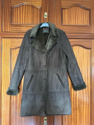 Abrigo borreguito C.R.M. marrón