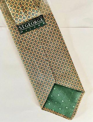 Cravatta StGeorge nuova sartoriale nuova in seta