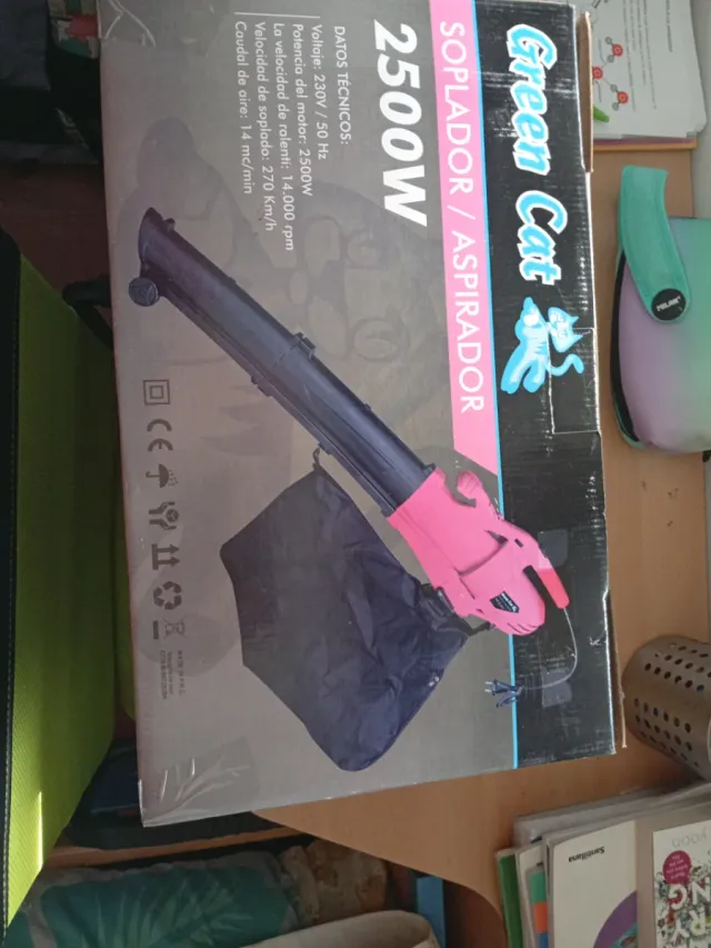 Soplador Aspirador Green Cat 2500W