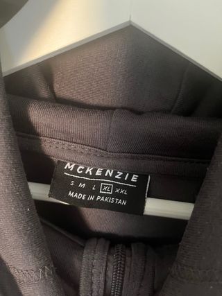 Sudadera McKenzie con cremallera gris