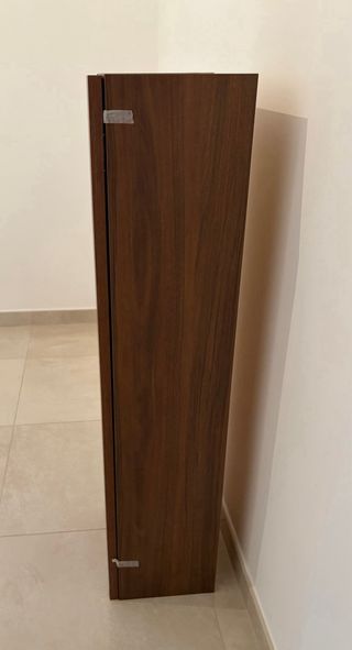 Colonna bagno sospesa legno rovere