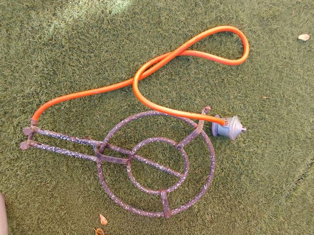 Paellero de gas con manguera