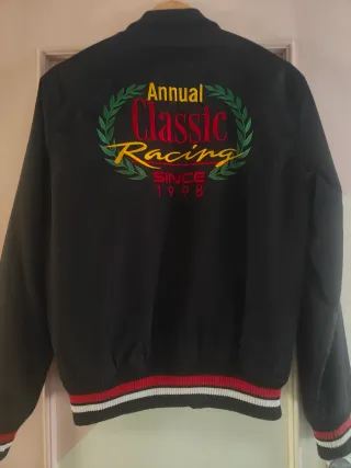 Chaqueta Bomber Estilo Universitario