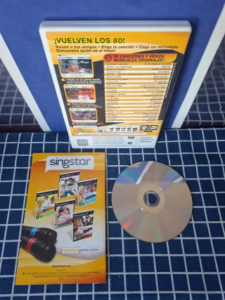 PS2 SINGSTAR LA EDAD DE ORO DEL POP ESPAÑOL 80'S
