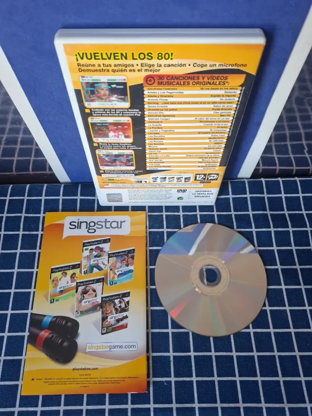 PS2 SINGSTAR L'ETA' D'ORO DEL POP SPAGNOLO ANNI '80