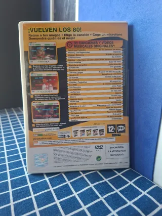PS2 SINGSTAR LA EDAD DE ORO DEL POP ESPAÑOL 80'S