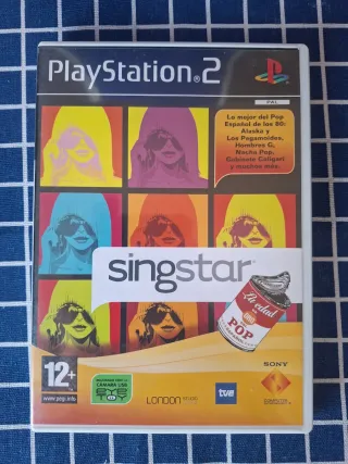 PS2 SINGSTAR LA EDAD DE ORO DEL POP ESPAÑOL 80'S