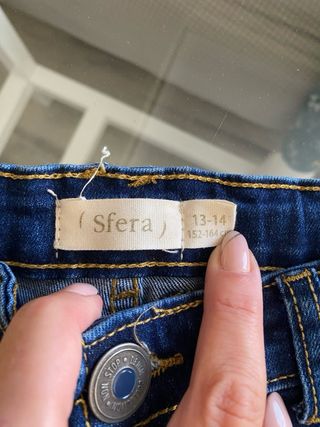 Pantalón vaquero niño azul talla 13/14 años