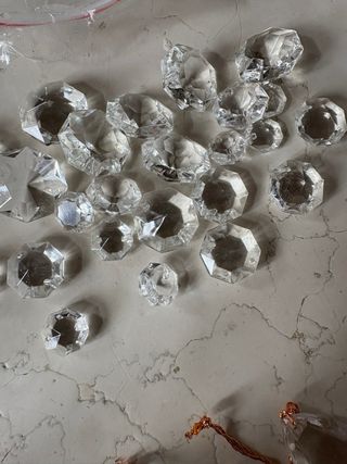 Cristalli in vetro per lampadari