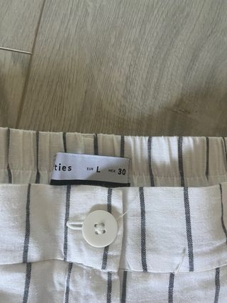 Blazer Lefties Rayas Blanco Talla L